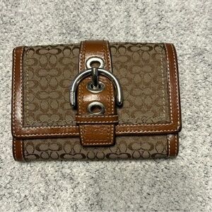 Coach Monogrammed Signature C Compact Wallet